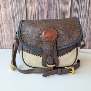 Rare Dooney & Bourke Teton Collection All-Weather Leather crossbody bag